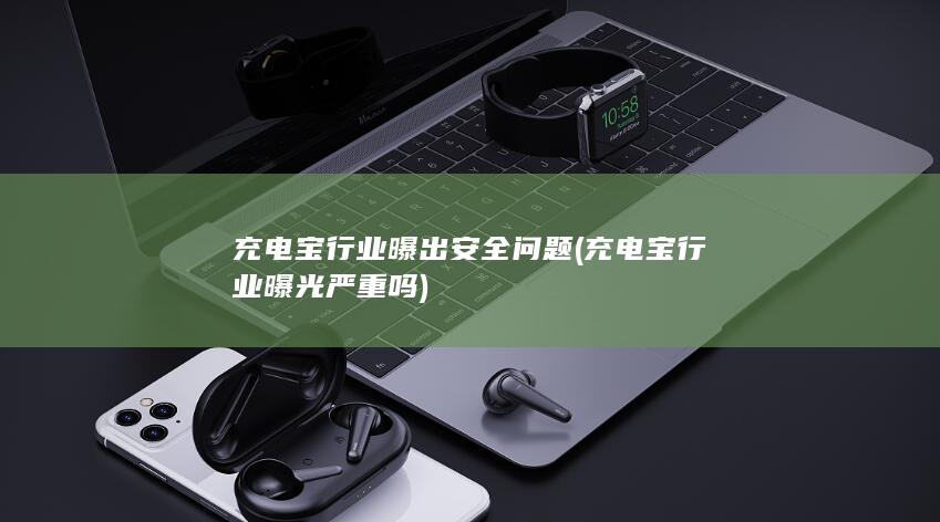 充电宝行业曝出安全问题 (充电宝行业曝光严重吗)